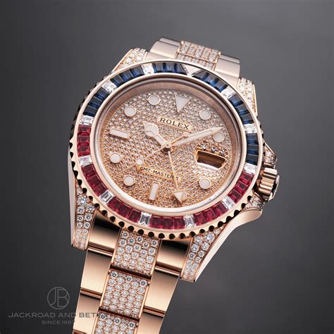 ruby pave rolex|Rolex GMT.